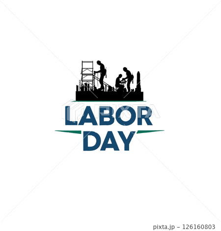 labor day vector icon design illustration template 126160803