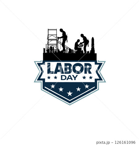 labor day vector icon design illustration template 126161096