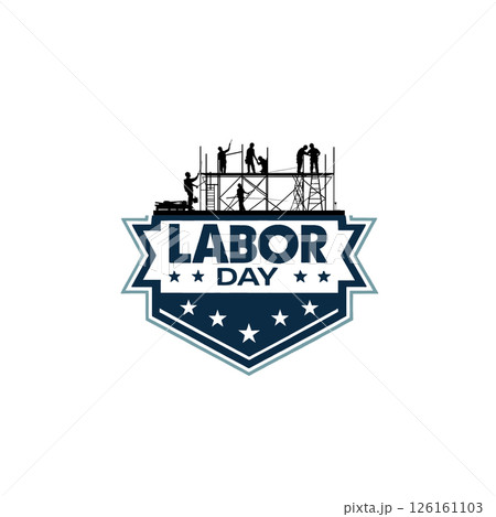 labor day vector icon design illustration template labor day vector icon design illustration template 126161103