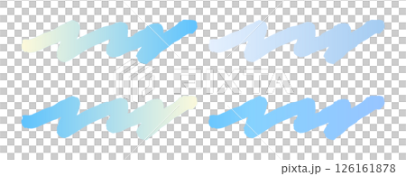 Illustration material: Watercolor line decoration Line Vector watercolor lines.Hand 126161878