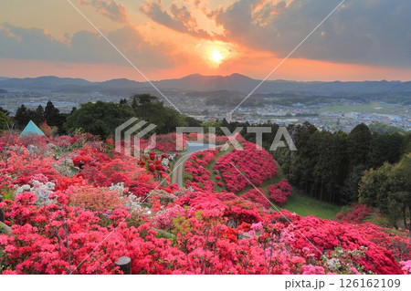 笠間つつじ公園の夕景 笠間つつじ公園の夕景 126162109