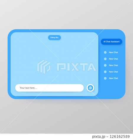 AI Assistant Chat Box UI Prototype Template 126162589