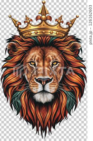 lion in the middle eastern style 126162603