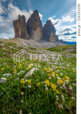 Tre Cime, Unesco Dolomites Italy Tre Cime, Unesco Dolomites Italy 126163289