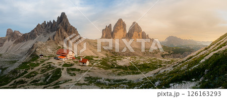 Tre Cime, Unesco Dolomites Italy Tre Cime, Unesco Dolomites Italy 126163293