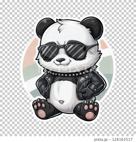 panda bear in the forest 126163517