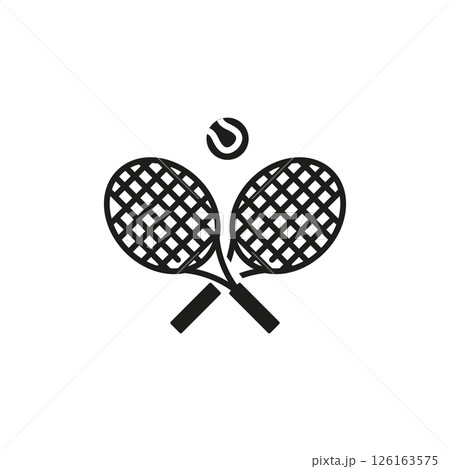 Tennis Racket Icon Tennis Racket Icon 126163575