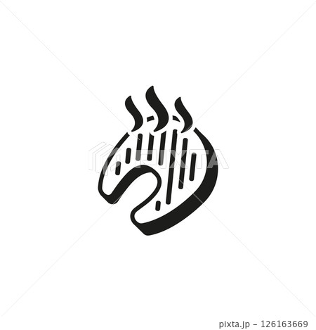 Grilled Steak Icon 126163669