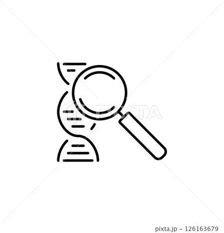 DNA Search Icon DNA Search Icon 126163679