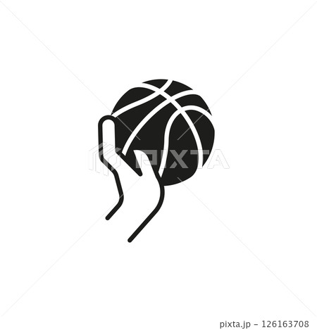 Basketball in Hand Icon 126163708