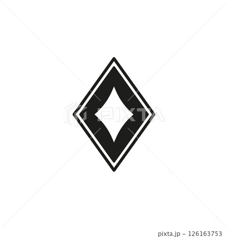 Diamond Card Suit Icon Diamond Card Suit Icon 126163753