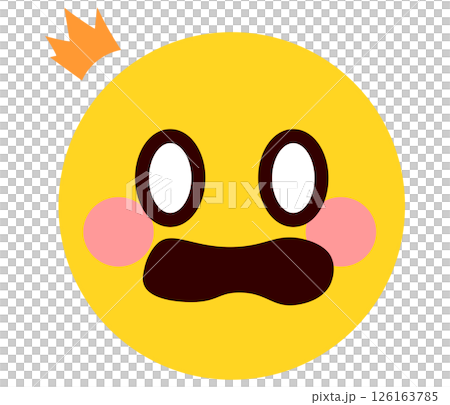 驚訝的表情符號、表情符號、臉部表情插圖 驚訝的表情符號、表情符號、臉部表情插圖 126163785