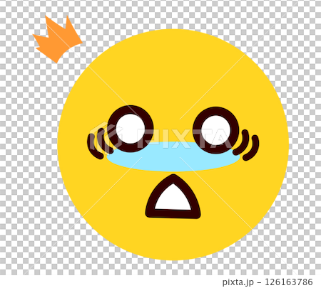 驚訝的表情符號、表情符號、臉部表情插圖 驚訝的表情符號、表情符號、臉部表情插圖 126163786