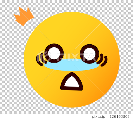 Surprised emoji, emoticon, facial expression illustration Surprised emoji, emoticon, facial expression illustration 126163805