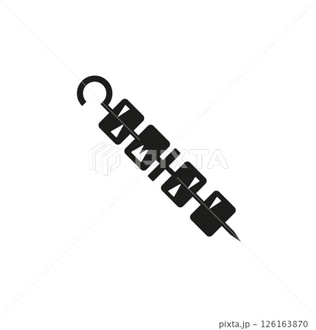 Kebab Skewer Icon Kebab Skewer Icon 126163870