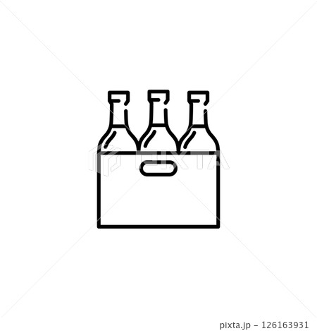 Wine Crate Icon Wine Crate Icon 126163931