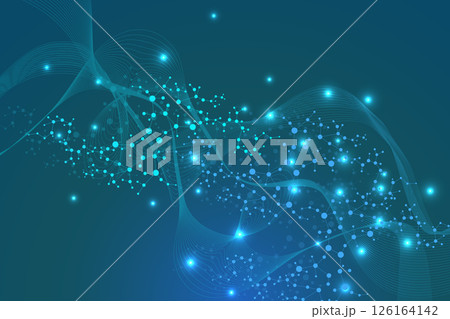 Global network connection. Global business. Social network communication. Internet technology. Vector illustration 126164142