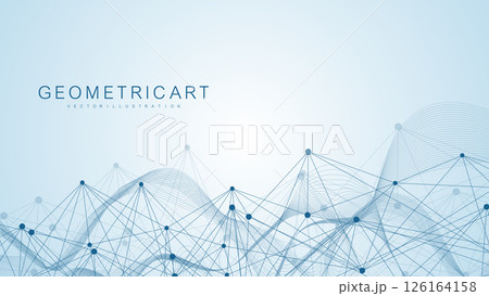 Global network connection. Global business. Social network communication. Internet technology. Vector illustration 126164158