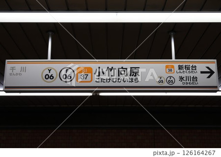 小竹向原駅駅名標 126164267