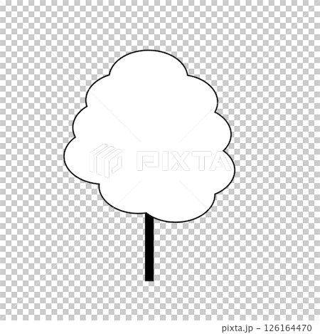 Cotton candy simple icon 126164470