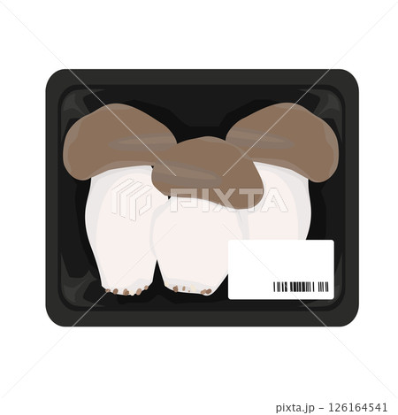 パックホンシメジのイラスト 126164541