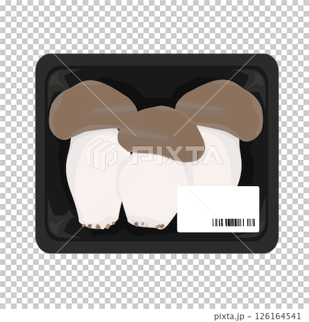 パックホンシメジのイラスト 126164541