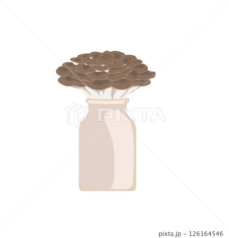 舞茸栽培のイラスト 126164546