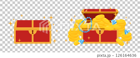 關閉並打開的寶箱 126164636