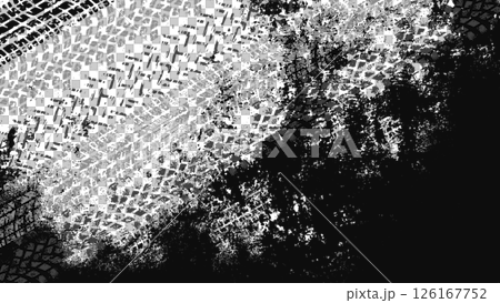 單色粗糙輪胎胎面背景材料 126167752