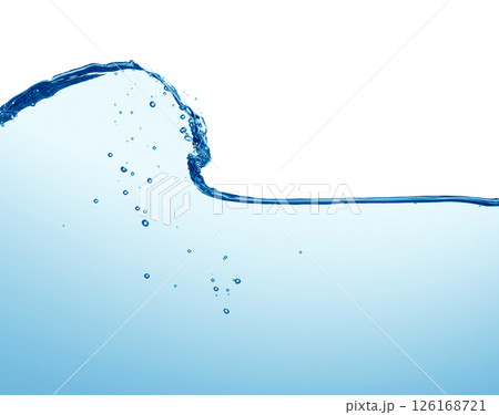 Wave water and bubbles Wave water and bubbles 126168721