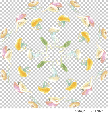 きのこびとのグラフィックパターン 10 きのこびとのグラフィックパターン 10 126170240