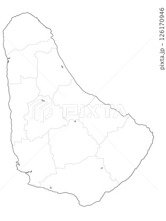 白地図 バルバドス 白地図 バルバドス 126170946