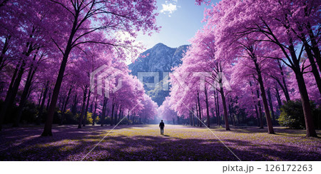 Carbon Sequestration Visualization Specialized infrared imaging of old-growth forest rendering carbon storage as abstract color field in trending climate science 126172263