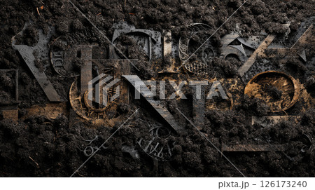 Artistic compost textures with overlay...のイラスト素材 [126173240] - PIXTA