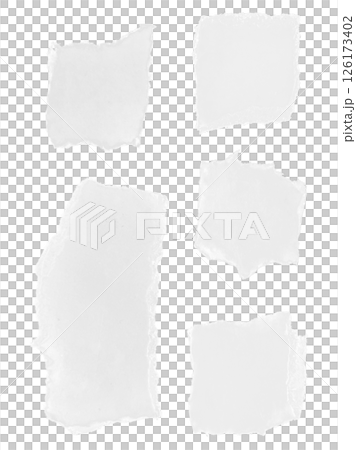 white speech bubble, torn paper speech bubble, ripped paper icon, ripped paper speech bubble 126173402