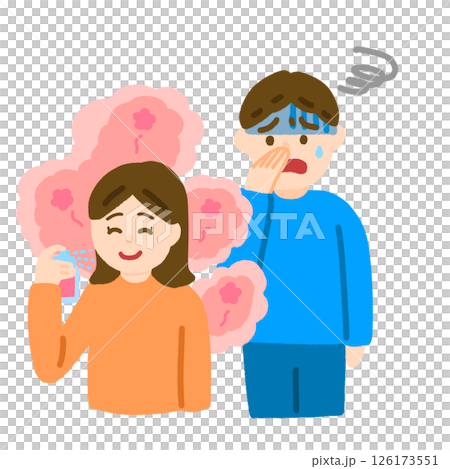 受香水味困擾的人 126173551