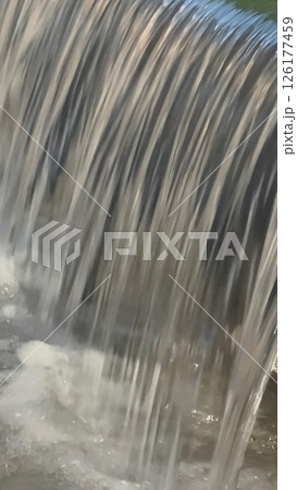 Waterfall is shown in a blurry image 126177459