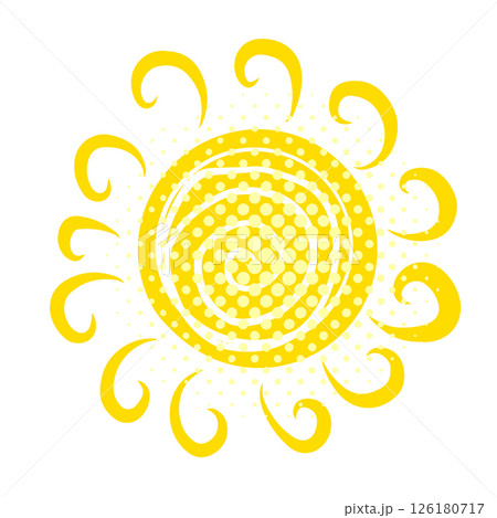 Cute doodle sun shine. Doodle sun sketch illustration. Hand drawn cute orange sun hand drawn. Not AI, Scribble doodle children drawn style. Vector illustration. Cute doodle sun shine. Doodle sun sketch illustration. Hand drawn cute orange sun hand drawn. Not AI, Scribble doodle children drawn style. Vector illustration. 126180717