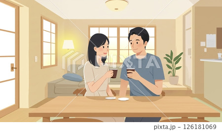 ダイニング：二人で過ごす穏やかな時間 126181069