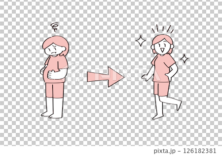 成功飲食的插圖集 126182381