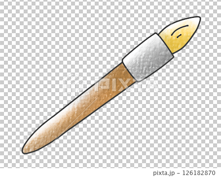 鬆散、簡單、厚實、圓形筆刷、模擬風格 126182870