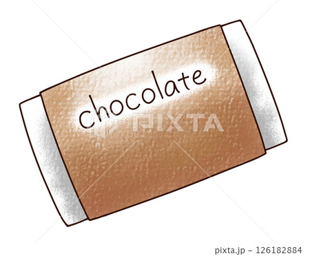 ゆるめシンプル板チョコレート2 アナログ風 ゆるめシンプル板チョコレート2 アナログ風 126182884