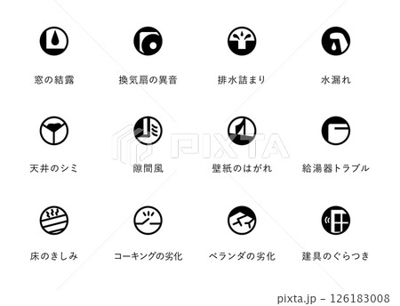 住まいの不具合アイコン 126183008