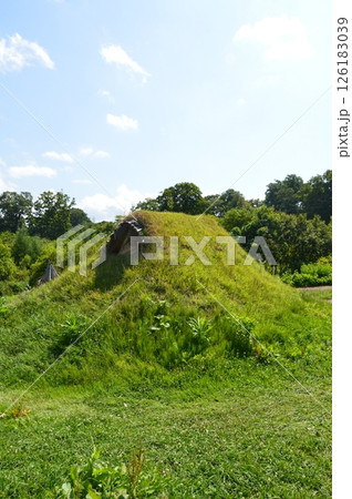 土葺き竪穴式住居(三内丸山遺跡/青森県青森市大字三内字丸山) 土葺き竪穴式住居(三内丸山遺跡/青森県青森市大字三内字丸山) 126183039