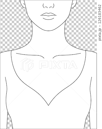 穿著開胸緊身衣的女人 穿著開胸緊身衣的女人 126183462