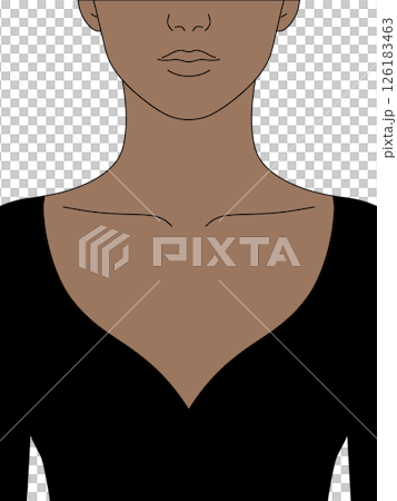 穿著開胸緊身衣的女人 穿著開胸緊身衣的女人 126183463