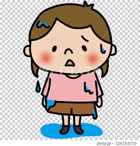 全身濕透的孩子（女孩 1） 126183710