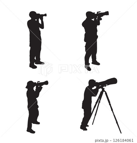 Silhouettes of photographer 126184061
