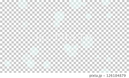 散落的白色半透明圓形材料（具有透明背景），可用於產生奇妙的效果 126184879