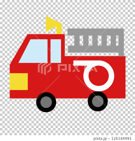 梯子消防車 126184991